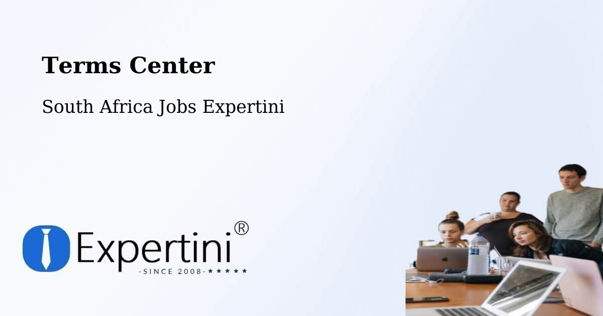 Terms of Service – Pretoria - South Africa Jobs Expertini